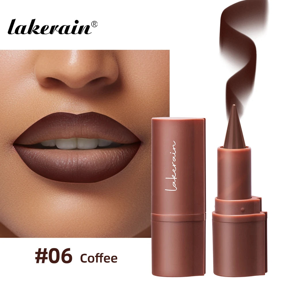 Matte Liner Lipstick Pen Gradient Lip Liner Red Brown Lipsticks Pencil Lasting Waterproof Lip Stick Sexy Women Lip Cosmetics - Seprincess