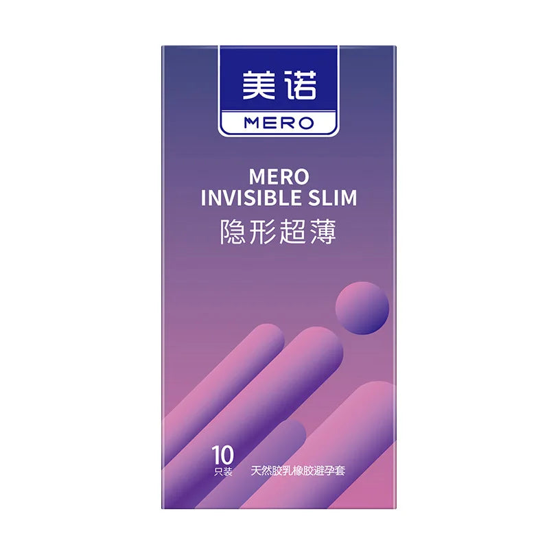 Hyaluronic Acid Condom Ultra Thin Large Size 54mm Penis Sleeves10pcs Wolf Tooth Pellet Condom Delay for Men Safer Sex Toy - Seprincess