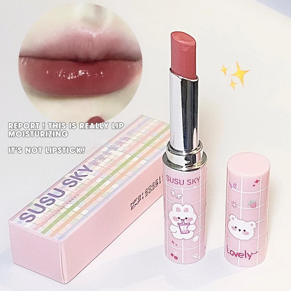 6 Colors Colored Lipstick Moisturizing Lip Gloss Waterproof Long Lasting Not Stick Cup Sexy Lip Tinted Women Beauty Cosmetics - Seprincess