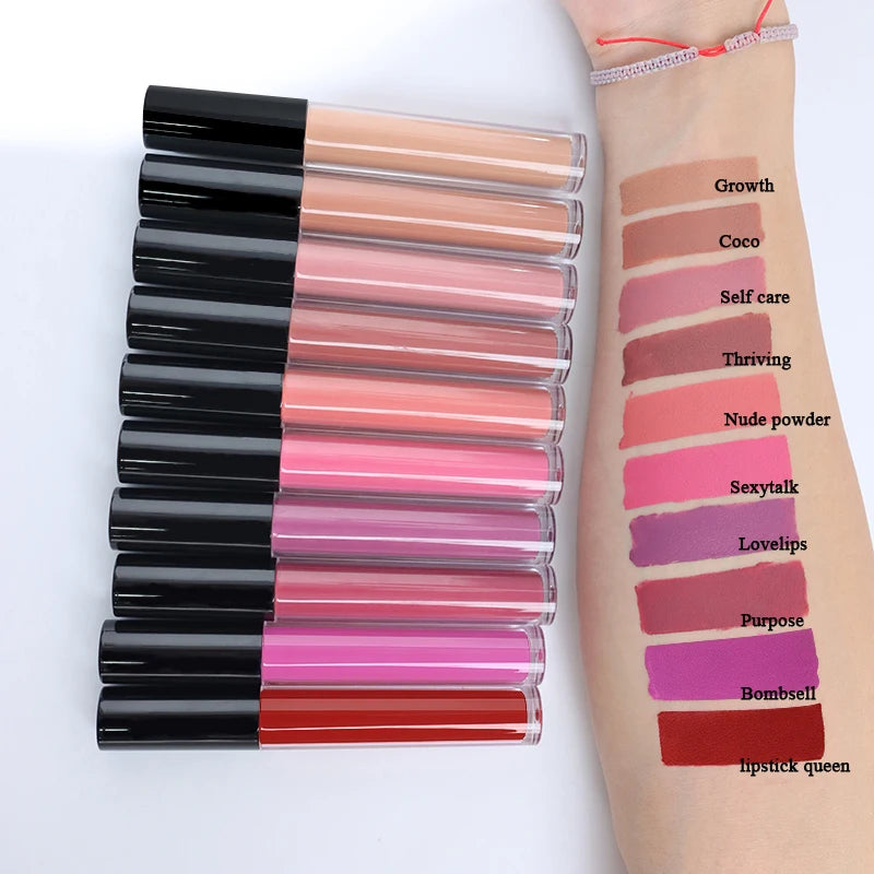 BIVANFE Private Label Cosmetics Long Lasting Matte Lip Stick Vendors Female Beauty Makeup Waterproof Liquid Lipstick - Seprincess