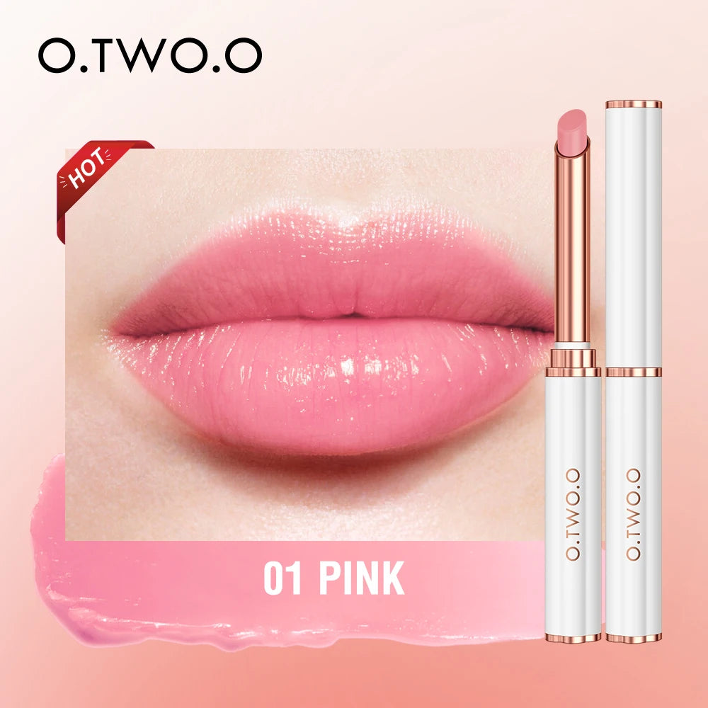 O.TWO.O Color Changing Lipstick Moisturizing Lip Balm Nourising Long Lasting Lip Gloss Natural Beeswax Lip Care Cosmetics - Seprincess