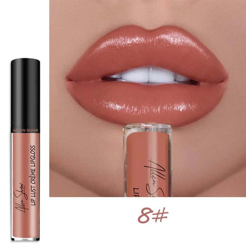 12 Colors Sexy Women Lipstick Waterproof Long Lasting Moist Lip Gloss Vivid Colorful Lipgloss Women Makeup maquiagem - Seprincess