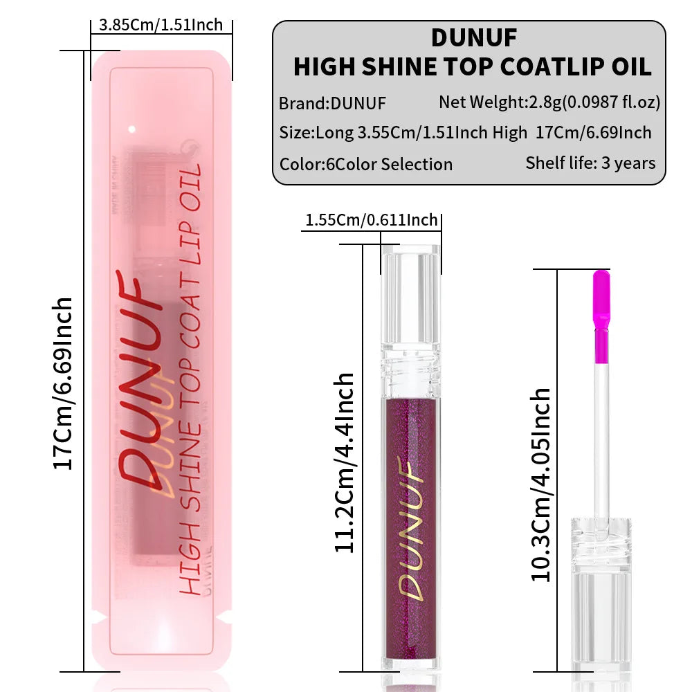 DUNUF Fruit Color-changing Long Lasting Nouritious Lipsticks Lip Gloss Make up Spring Moisturizing Lip Oil Makeup Free Shiping - Seprincess