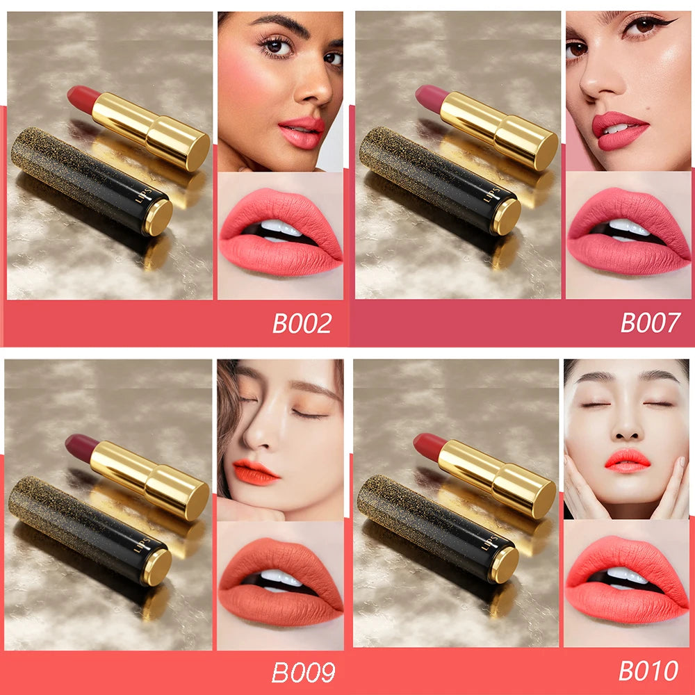 Classic Korean Matte Velvet Lipstick Waterproof Long Lasting Soft Red Matte Lipstick Matt Vintage for Girls Makeup - Seprincess