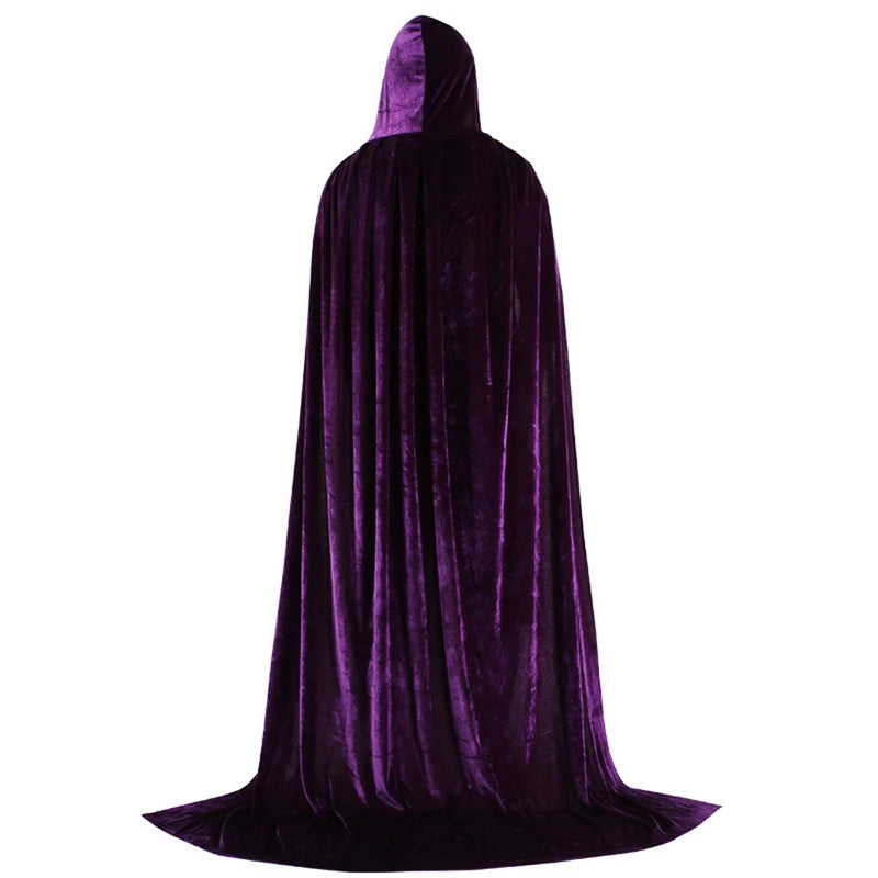 Movie Hocus Pocus 2 Witch Cloak Hooded Mary Sarah Winifred Sanderson Sister Cosplay Costume Halloween Adult Girl Long Party Cape - Seprincess