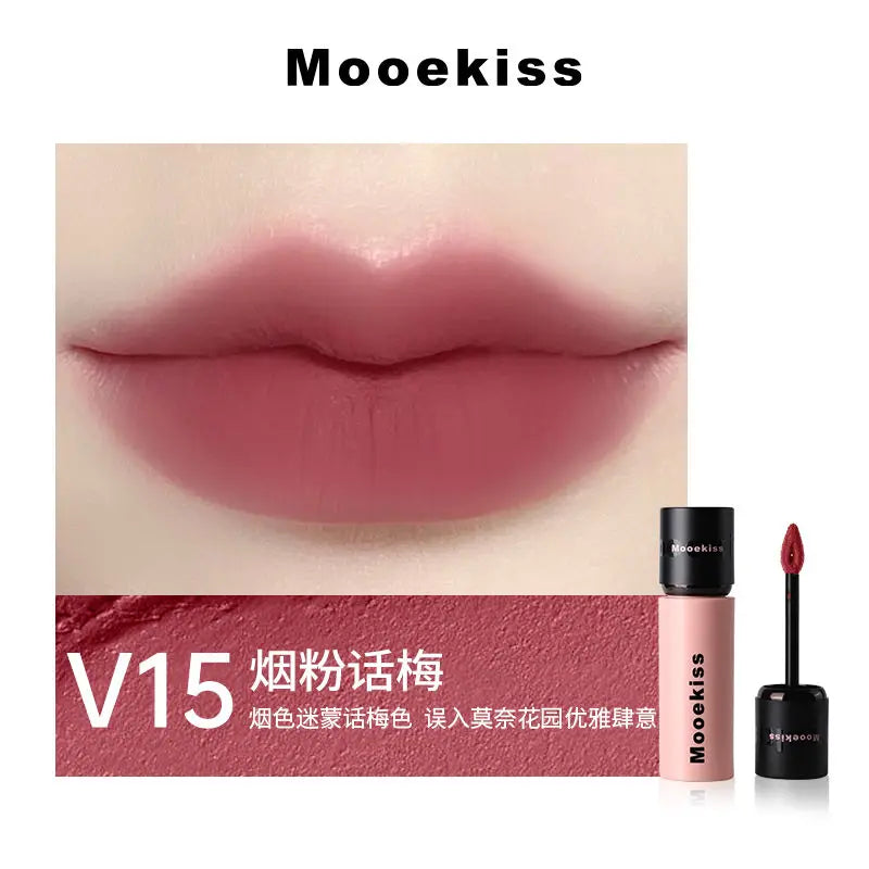 Mooekiss Matte Lipstick Lasting Non-stick Cup Matte Lip Glaze Autumn and Winter Chestnut Color Sexy Lip Makeup Maquiagem - Seprincess