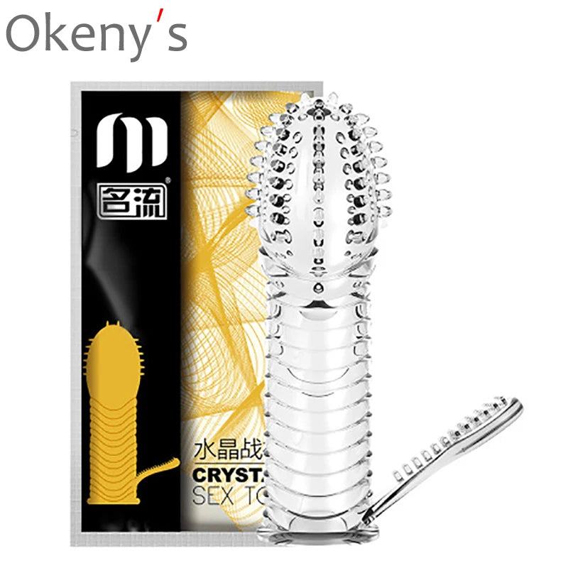 Reusable Sex Toys Special Condoms Men Spike Cock Sleeves Penis Women G Point Stimulation Orgasm Fun Sting Adult Sex Products 18+ - Seprincess