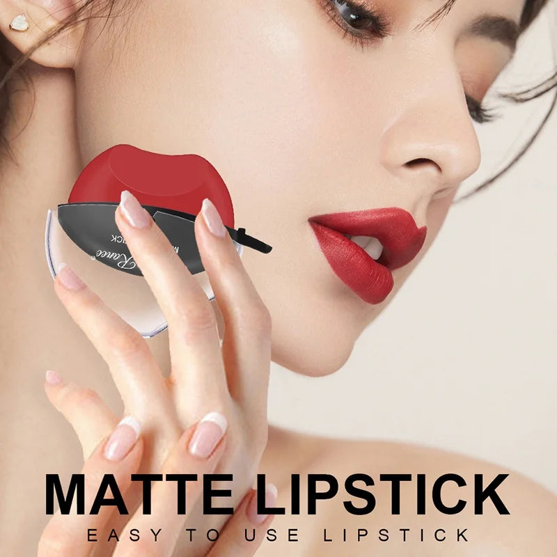 New Squeeze Into Lazy Lipstick Lip-shaped Lipstick Moisturizing Matte Lip Makeup Tint Waterproof Nonstick Cup Lipgloss Korean - Seprincess