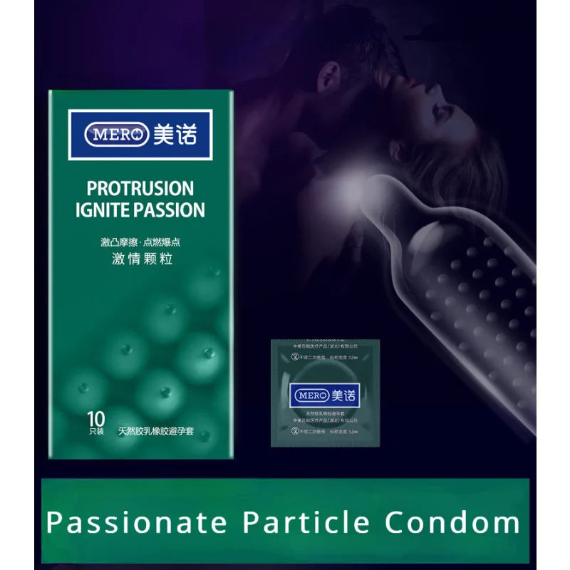 10/12pcs Spiked Threaded Ultra-Thin Special Condoms Sex Toys for Men 18+ Lubricanted Pussy Stimulation Penis Sleeve Sex Shop - Seprincess