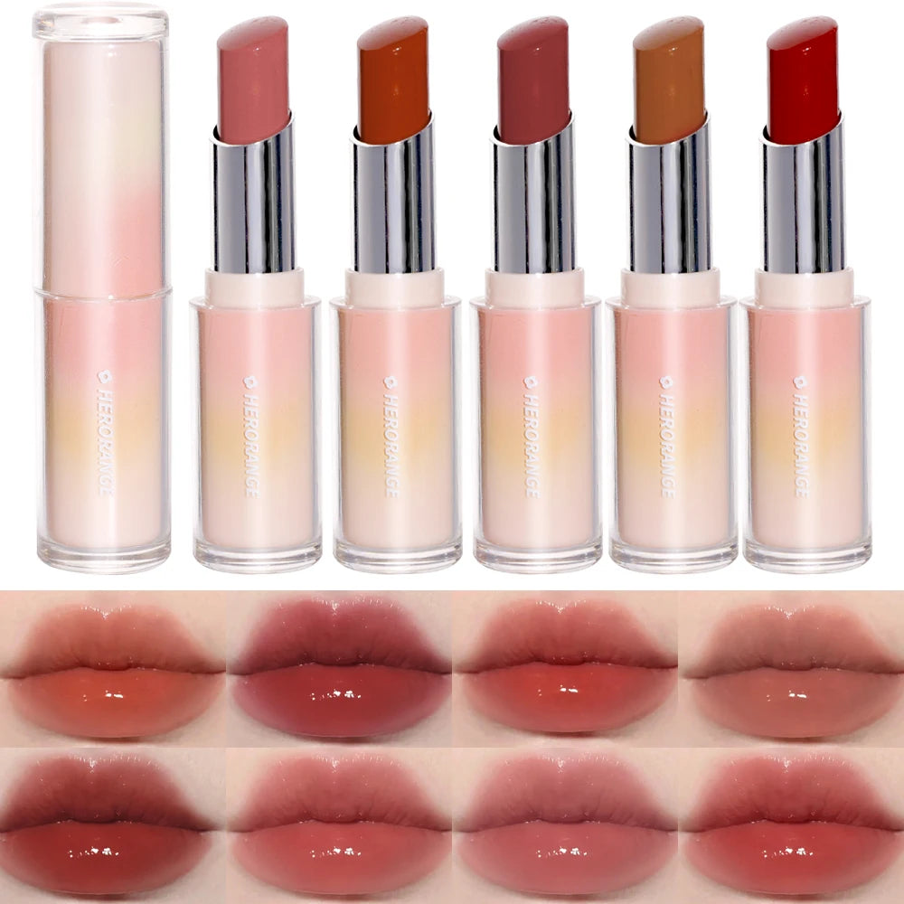 Jelly Mirror Lipstick 8 Color Plumping Long Lasting Non-stick Cup Moisturizing Crystal Lip Tint Water Light Lips Makeup Cosmetic - Seprincess