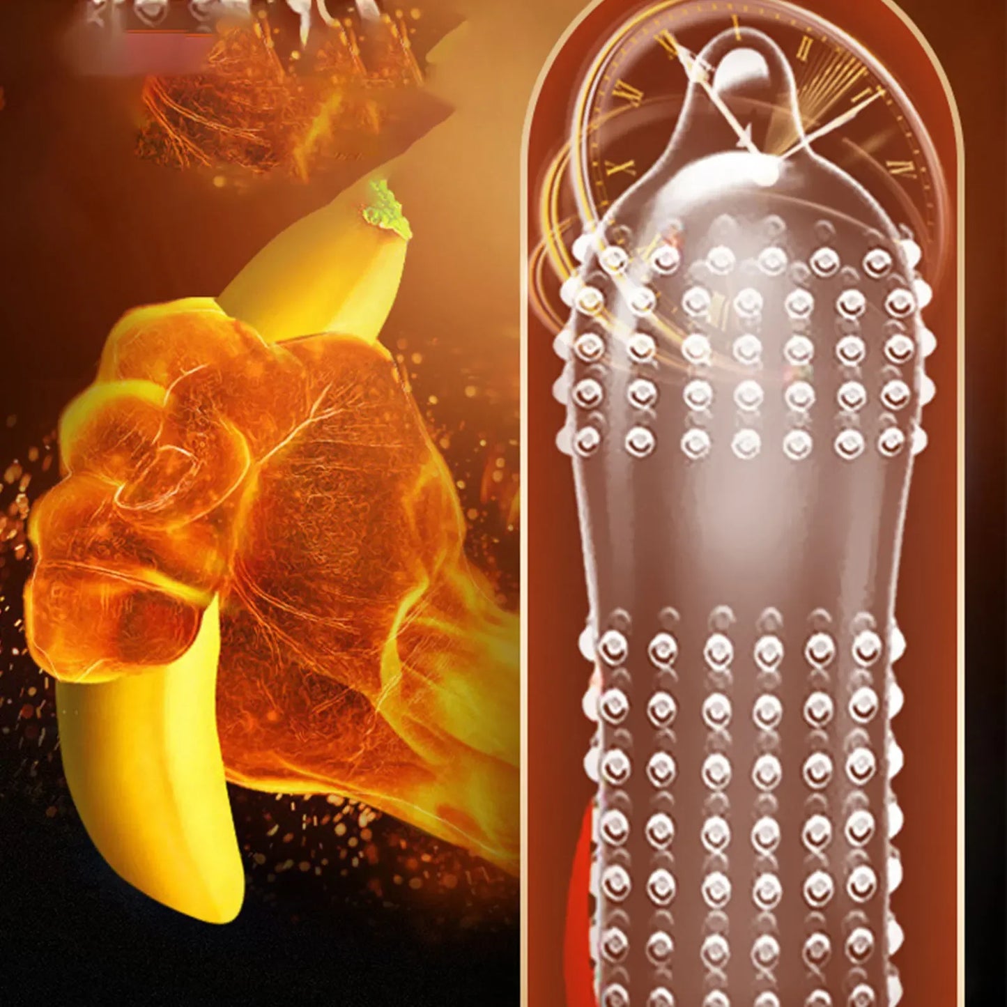 10pcs Large Particles Condoms Sex Toys for Men Screw Thread Dotted Granular High Sensitivity Penis Sleeves with Spikes Sex Shop - Seprincess