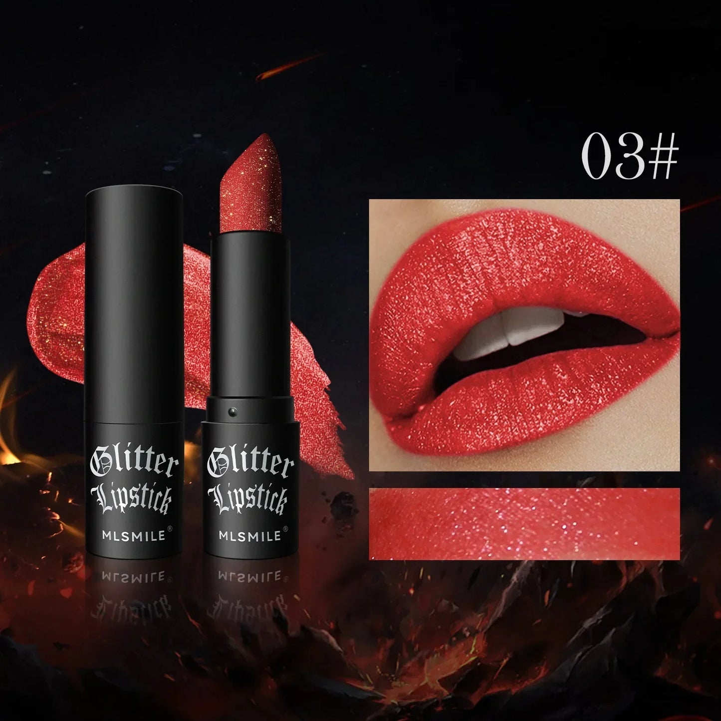 Waterproof Glitter Nude Matte Lipsticks Long Lasting Not Fading Pearlescent Sexy Red Pink Velvet Lipsticks Lips Makeup Cosmetic - Seprincess