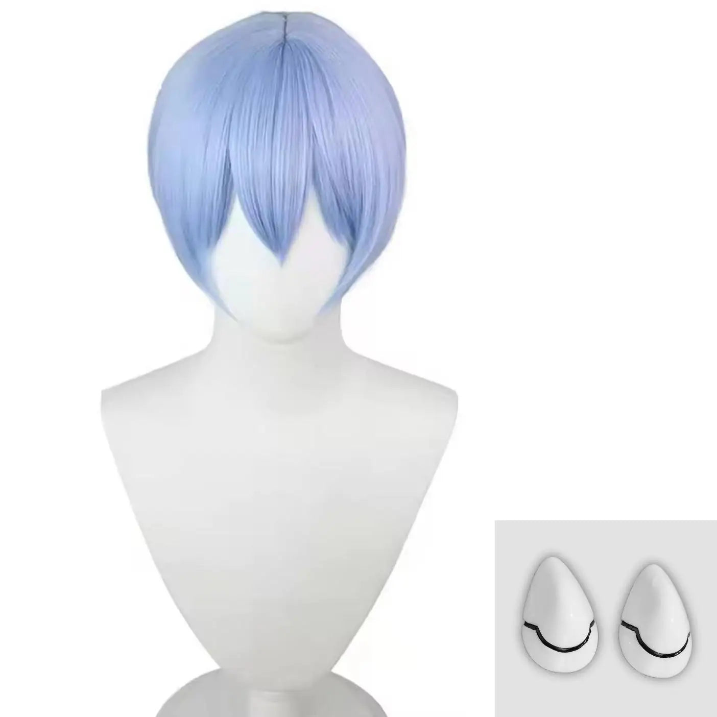 Asuka Langley Soryu Cosplay Costume Wig Hair Clips Rei Ayanami Cosplay Girl Women Halloween Loli Clothing Accessory - Seprincess