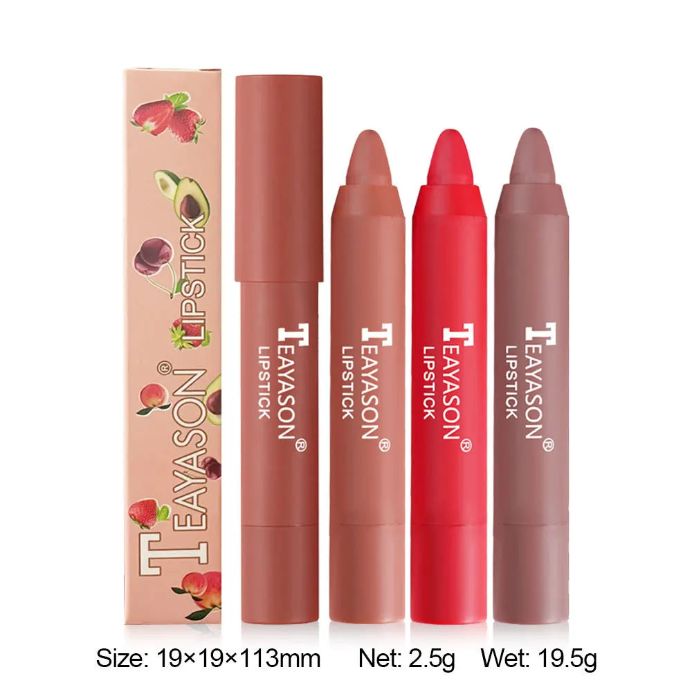 Nude Velvet Matte Lipstick Long Lasting Waterproof Color Rendering Non-stick Cup Lipstick Pens Lips Liner Pencil Woman Cosmetics - Seprincess