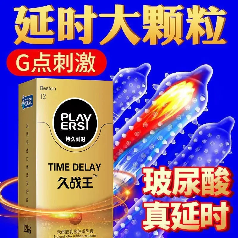 5D Dots Condoms with Tendrils Adult Sex Toys Granule Penis Sleeves For Mens Contraception Safety Condom Couple Sex Supplies Shop