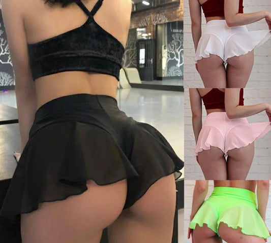 Babydolls Thin mesh ultra short skirt women fancy underwear 18 sexy hot underwear women sexy game train men tight xxx sexshop - Seprincess