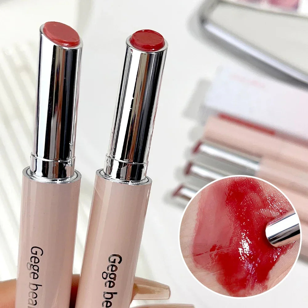 Clear Water Light Solid Lip Gloss Jelly Watery Pink Lipstick Pencil Moisturising Mirror Lipstick Pen Korean Lips Makeup Cosmetic - Seprincess