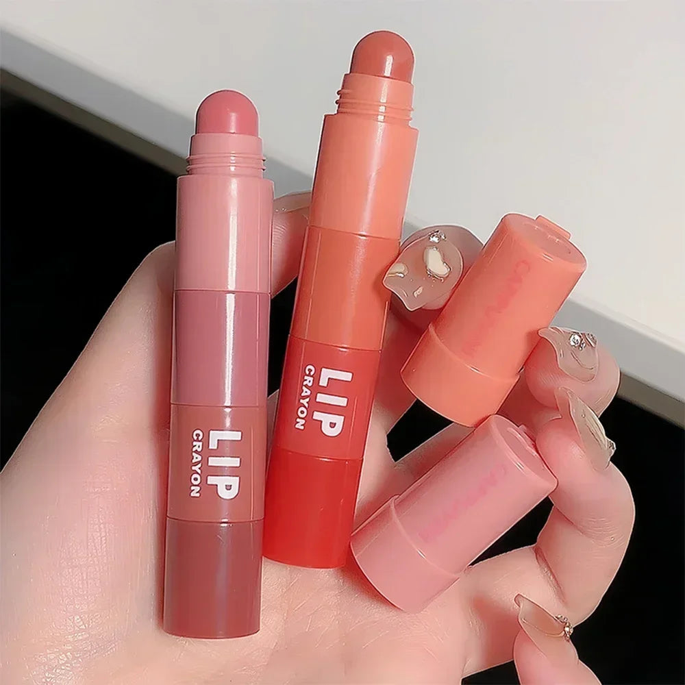 4 Colors in 1 Lipstick Pencil Set Sexy Nude Pink Matte Velvet Lip Gloss Waterproof Long Lasting Not Fading Lips Makeup Cosmetics - Seprincess