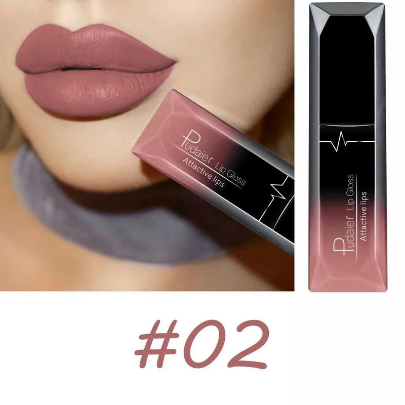 Best Lip Makeup 17 Color Sexy Matte Long Lasting Lipgloss Liquid Lipstick Lip Cream - Seprincess