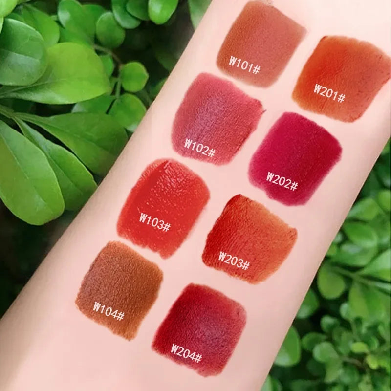 Velvet Orange Lipstick Brighten Skin Matte Lipsticks Waterproof Long Lasting Lip Stick Lip Tint Women Korean Cosmetic Lip Glaze - Seprincess