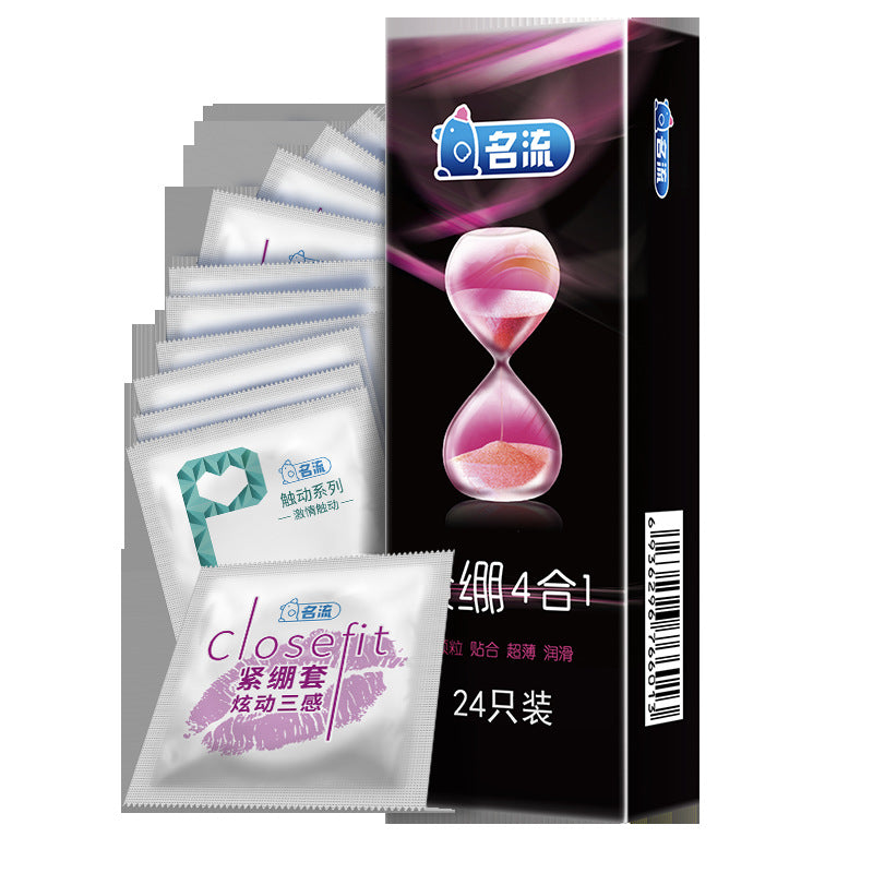 24/30pcs Multipack Condoms For Men Delay Ejaculation Mingliu Ultra Thin Sensitive Dotted Ribbed Condom Mutual Climax Sexy Toys - Seprincess