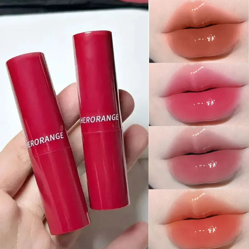 Mirror Water Light Lip Gloss Jelly Lipstick Pencil Long Lasting Moisturizing Solid Lip Tint Balm Women Make Up Beauty Cosmetics - Seprincess