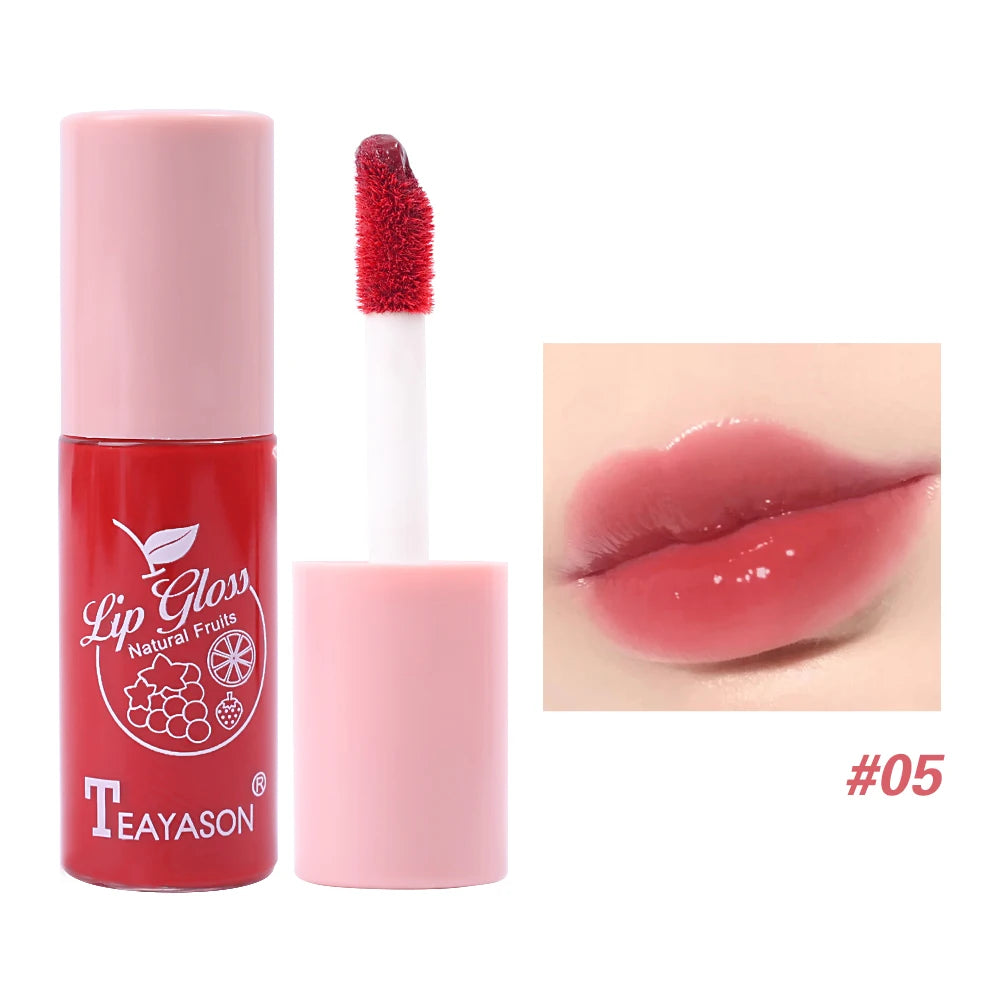 Moisturizing Glitter Lip Gloss Long Lasting Sexy Plumper Pearl Jelly Liquid Lipstick Shiny Mirror Lips Tint Lips Makeup Cosmetic - Seprincess