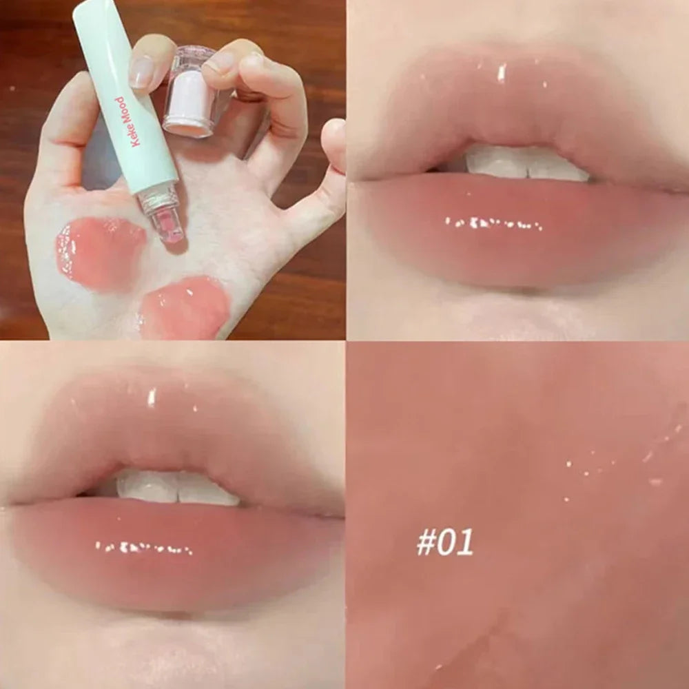 Crystal Jelly Mirror Lip Gloss Water Liquid Lipstick Moisturizing Long Lasting Sexy Lip Plumper Lip Tint Makeup Korean Cosmetics - Seprincess