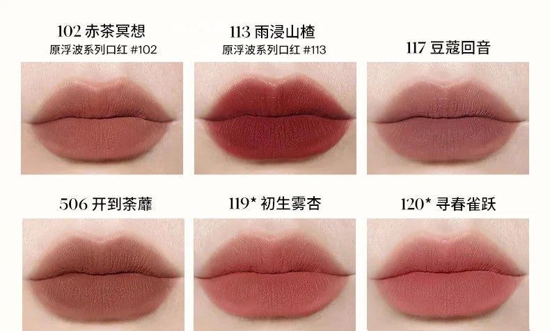 JOOCYEE GLAZED ROUGE Toffee powder mist lipstick whitening water light film-forming lipstick - Seprincess