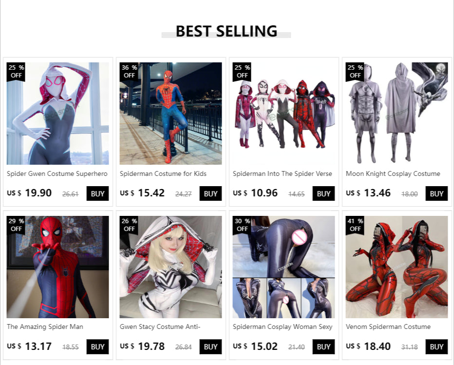 Spiderman Costume for Adult Tobey Maguire Cosplay Bodysuit Superhero Zentai Suit Jumpsuit Halloween Carnival Party Costumes - Seprincess