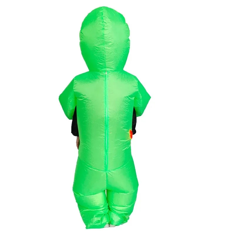 Alien Halloween Inflatable Costumes, Alien Kidnapping Inflatable Costumes,Funny Halloween Blow up Costumes for Men& Women - Seprincess