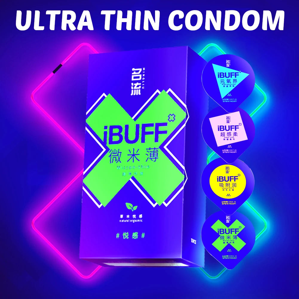 52mm Ultra-Thin Condom Penis Sleeves Moisturizing Lubricated Latex Condom High Elastic Adult Health Safer Sexs Toys Products - Seprincess