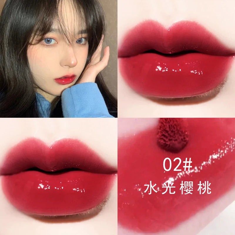 14 Colors Glitter Lip Gloss Moisturizing Non Sticky Cup Jelly Liquid Lipstick Lasting Sexy Cherry Red Pink Lip Tint Lips Makeup - Seprincess