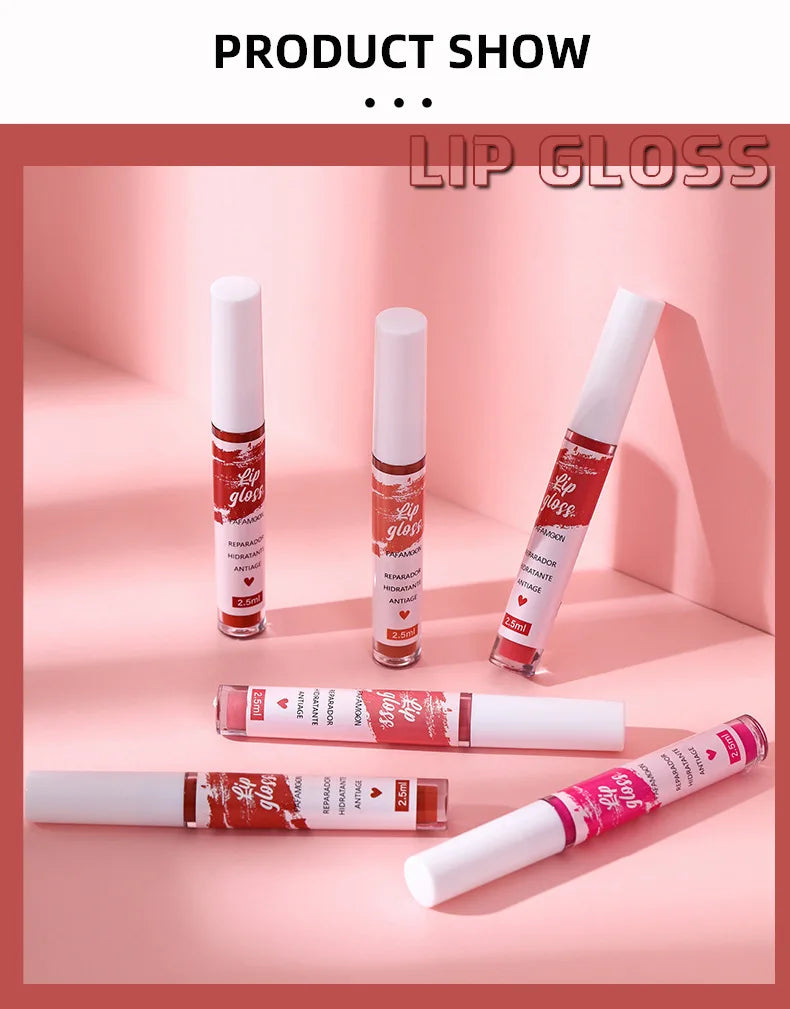 12 Color Sexy Long Lasting Velvet Matte Lip Gloss Liquid Lipstick Lip Makeup Women Beauty Red Nonstick Cup Waterproof Lip Gloss - Seprincess