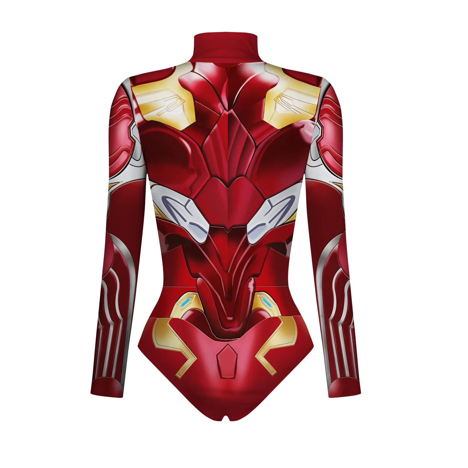 Superhero Bodysuit for Women Men Spiderman Captain Cosplay 3D Print Long Sleeve Swimsuit Adult Halloween Carnival Costume - Seprincess