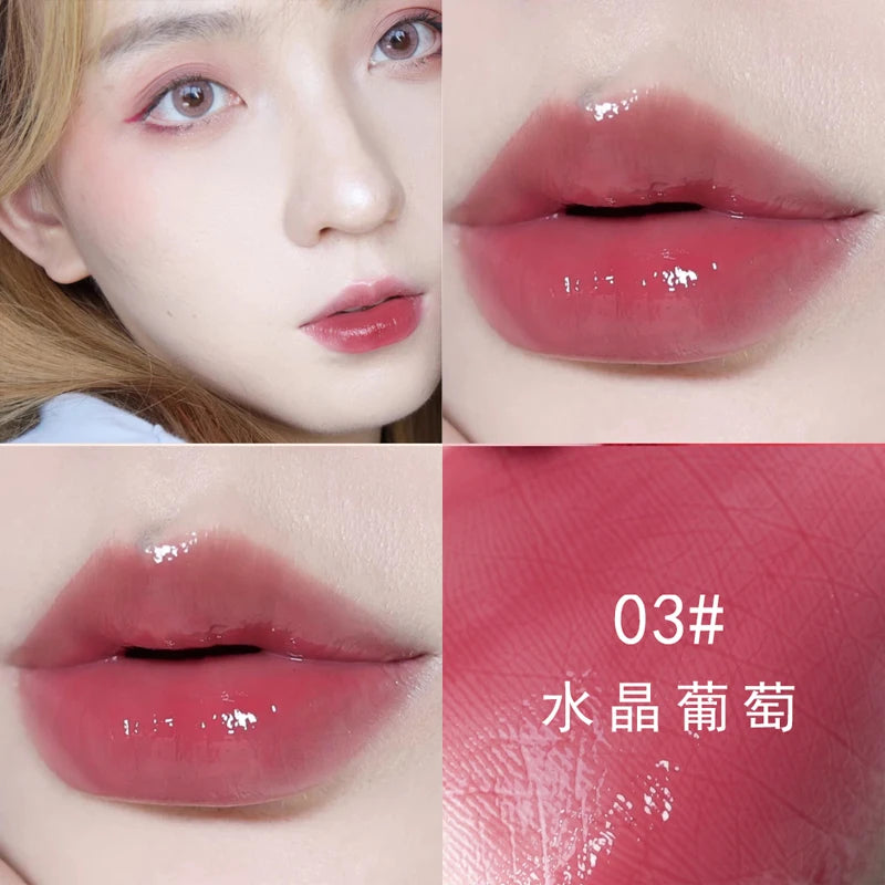 14 Colors Glitter Lip Gloss Moisturizing Non Sticky Cup Jelly Liquid Lipstick Lasting Sexy Cherry Red Pink Lip Tint Lips Makeup - Seprincess