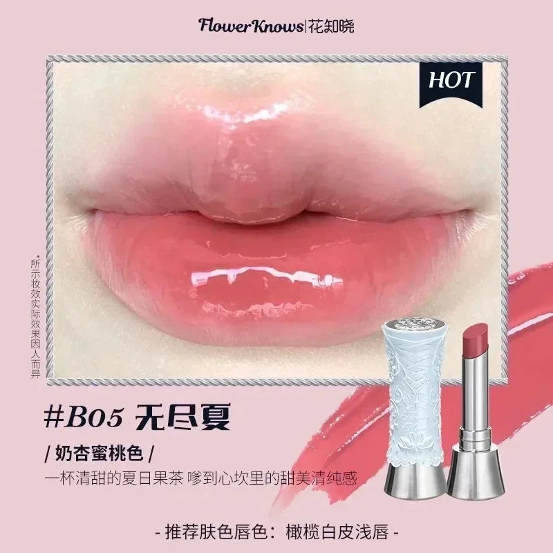 Flower Knows Swan Ballet Little Angel Collection Lipstick Velvet Matte Waterproof Lip Stick Vegan Long Lasting Lip Gloss Korean - Seprincess