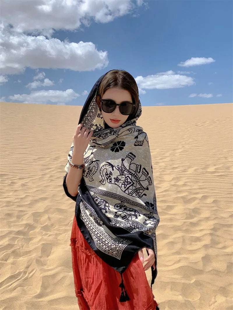 17 Styles 90x180cm Travel Beach Sunscreen Scarve Bikini Large Shawl Sarong Wrap Scarf Women Brazilian Swimsuit Bathing Cover-ups