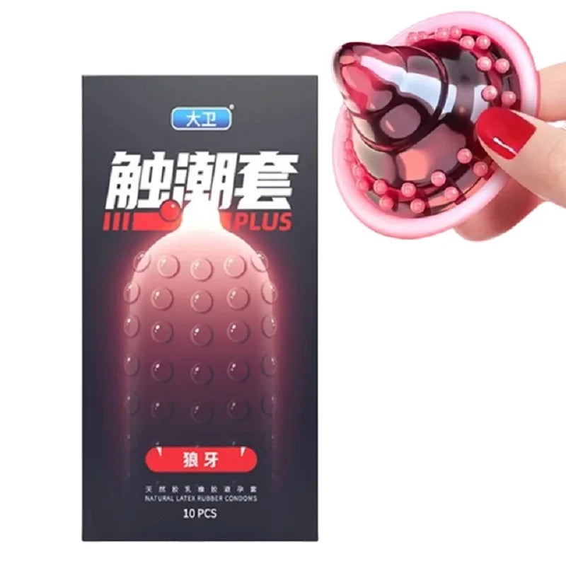 Ultra Thin Condoms Long-lasting For Men Sex Ejaculation Delay Latex Condom Hyaluronic Acid 0.01 Penis Sleeve For Adults Sex Love - Seprincess