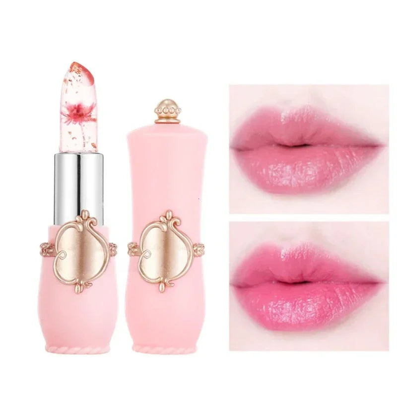 Waterproof 6-color Transparent Moisturizing Jelly Color Changing Lipstick Temperature Changing Flower Lipstick Lip Balm - Seprincess