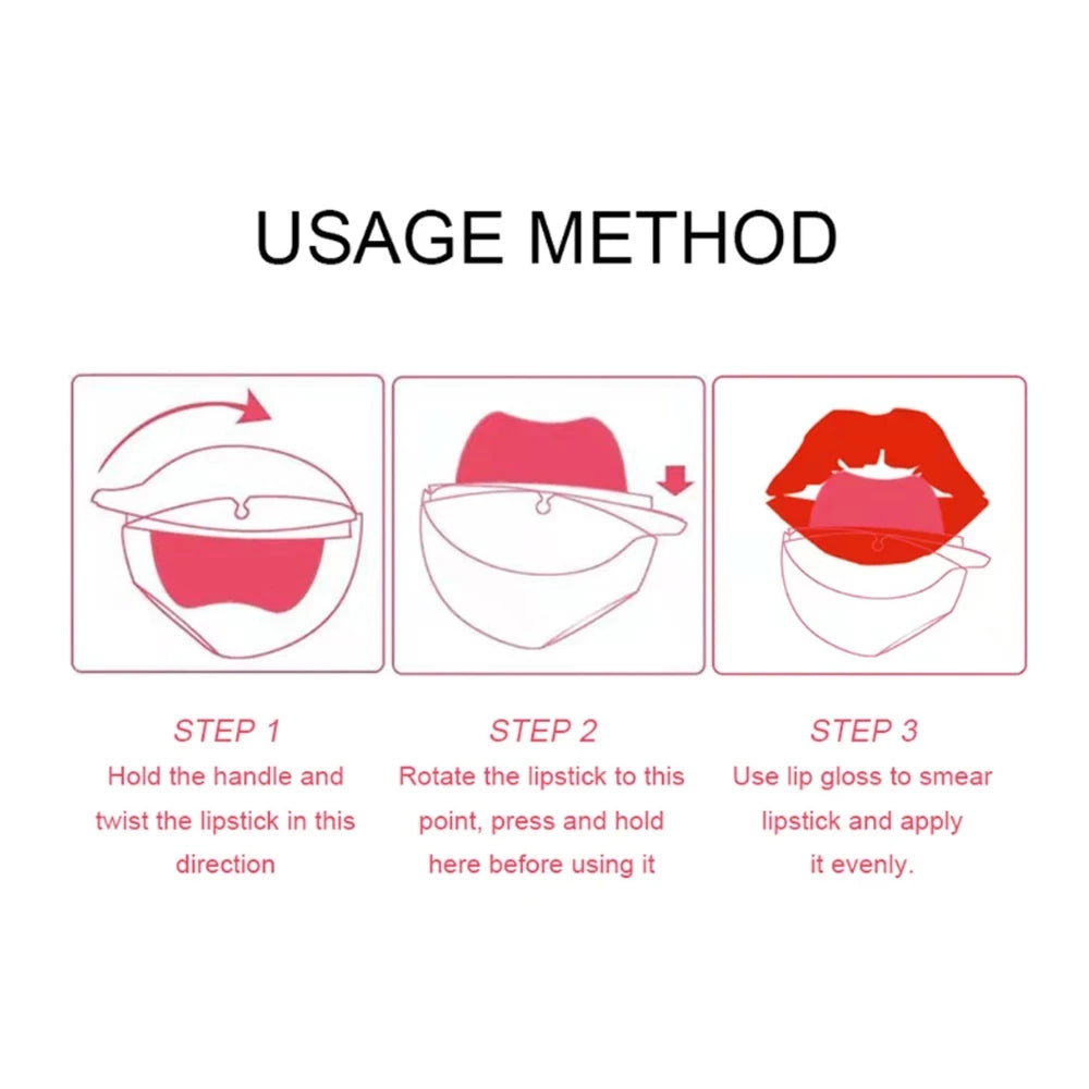 New Squeeze Into Lazy Lipstick Lip-shaped Lipstick Moisturizing Matte Lip Makeup Tint Waterproof Nonstick Cup Lipgloss Korean - Seprincess