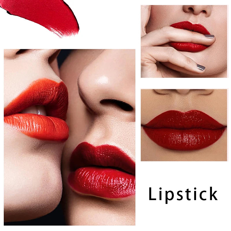 8 Colors Charm Women Lipstick Red Color Daily Use Waterproof Long Lasting Brightly Lip Stick Tint Makeup Cosmetic - Seprincess