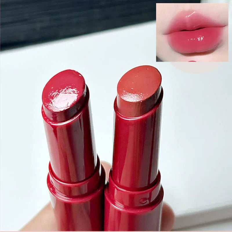 Mirror Water Light Lip Gloss Jelly Lipstick Pencil Long Lasting Moisturizing Solid Lip Tint Balm Women Make Up Beauty Cosmetics - Seprincess