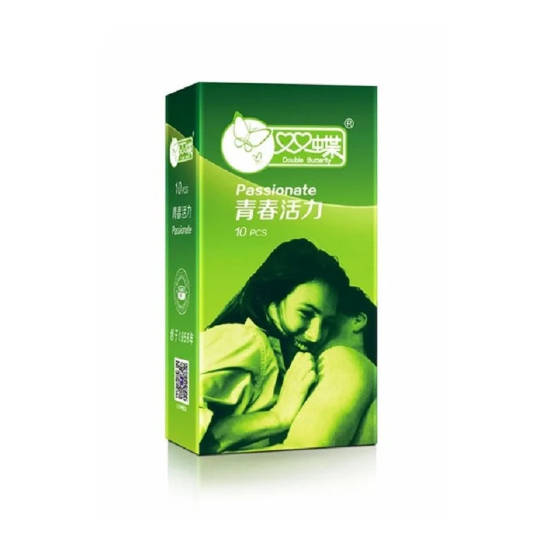 Lubricated Condoms Cock Penis Sleeves For Men Adult Fruit Flavor Smooth Sex Toy Thread Ribbed Passionate Condoms Male Sex Shop - Seprincess