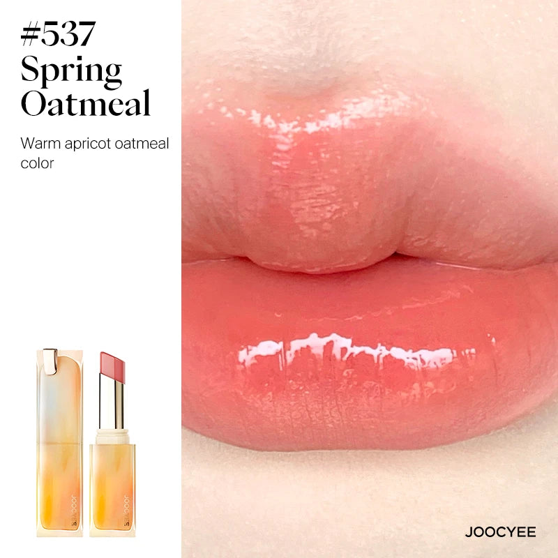 Joocyee Glazed Rouge Upgrade Crystal Frozen Film Version Moisturize Glass Lipstick Lip Makeup Smoky Longlasting Lipstick