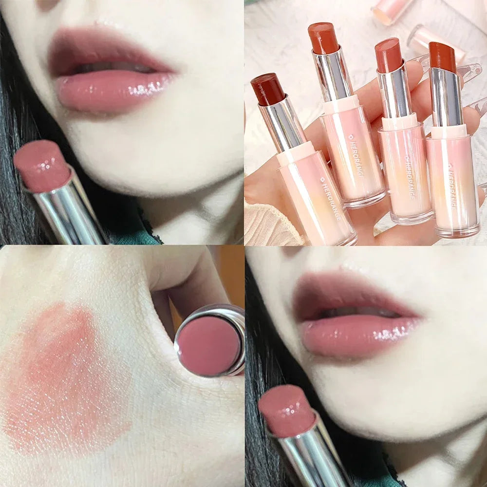 Jelly Mirror Lipstick 8 Color Plumping Long Lasting Non-stick Cup Moisturizing Crystal Lip Tint Water Light Lips Makeup Cosmetic - Seprincess