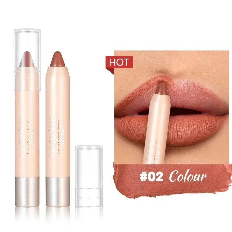 Nude Brown Lipliner Pen Waterproof Sexy Red Matte Contour Tint Lipstick Lasting Non-stick Cup Lipliner Pen Lips Korean Cosmetics - Seprincess