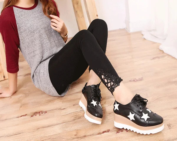 sexy Women leggings Fashion transparent Gauze Patchwork Breathbale legging Workout Comfortable Pants trousers leg11