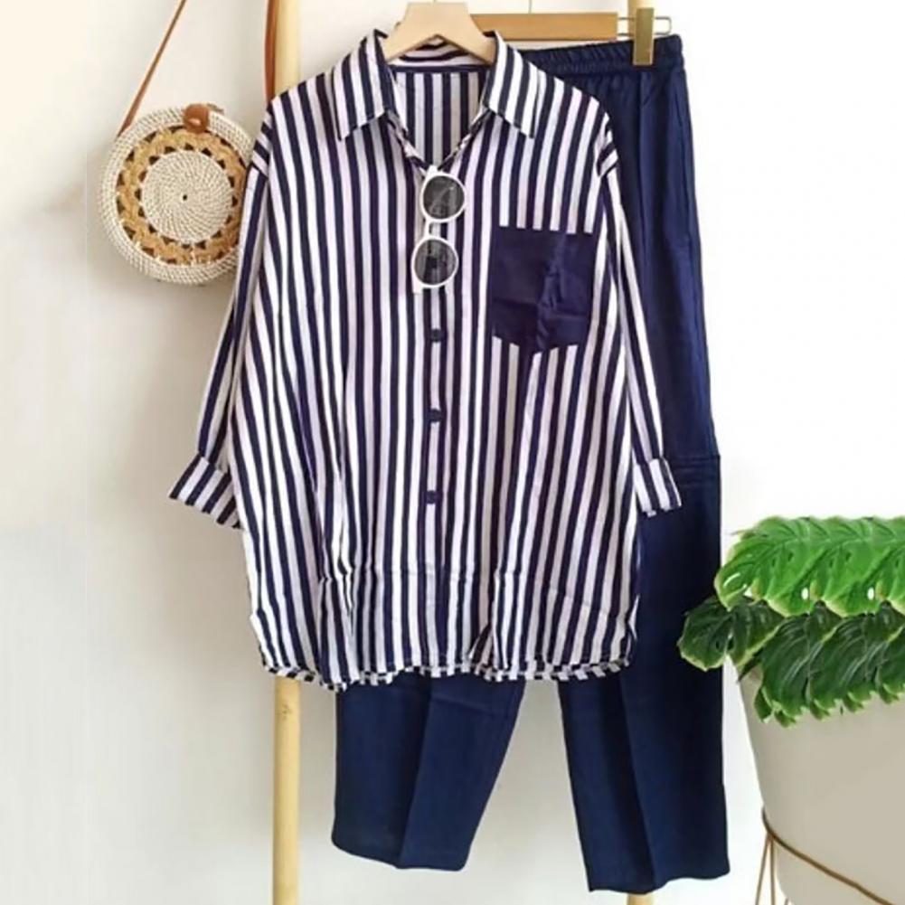 Women Tracksuit Two Piece Set 2022 Summer Cotton Linen Casual Loose Solid Blouse T-shirt Wide Leg Pants Suit Outfits 2 Piece Set - Seprincess