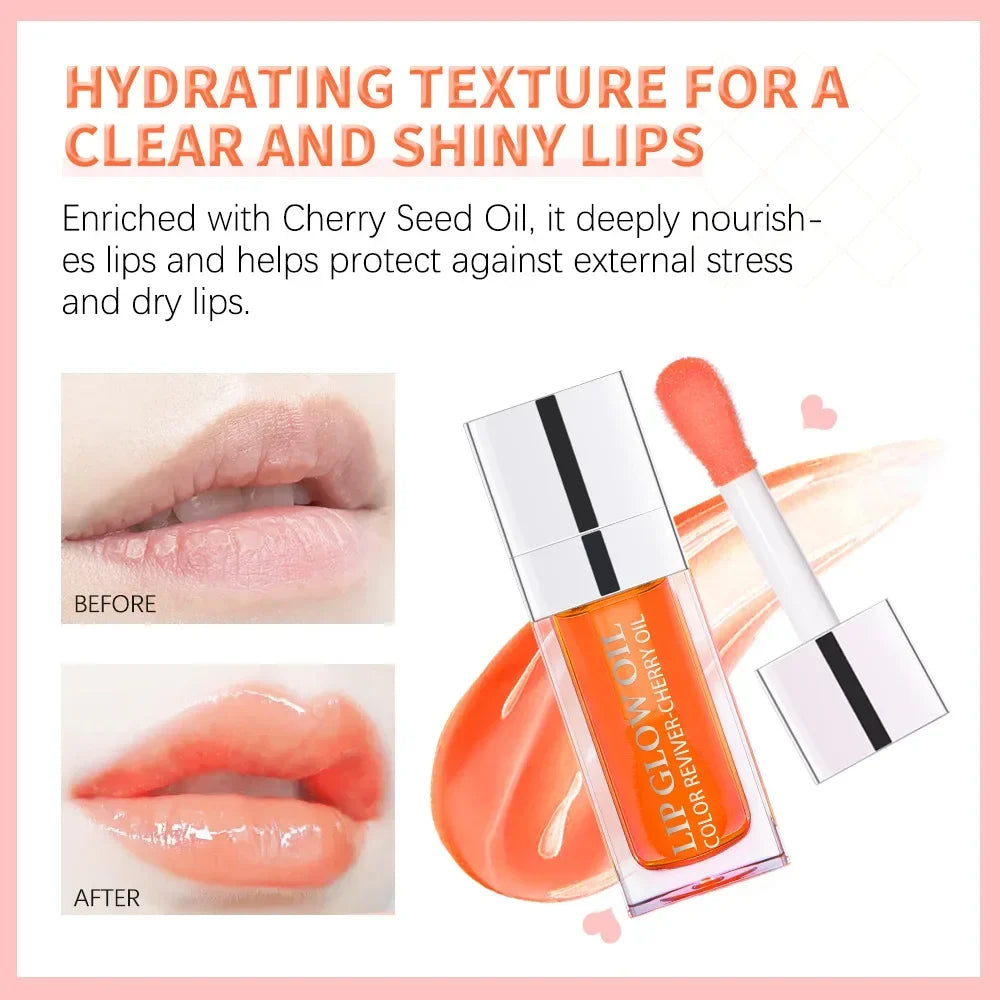 Crystal Jelly Moisturizing Lip Oil Sheglam Lip Tint Lip Gloss Makeup Sexy Lip Stain Serum Treatment Lip Coat Lipstick Cosmetics - Seprincess